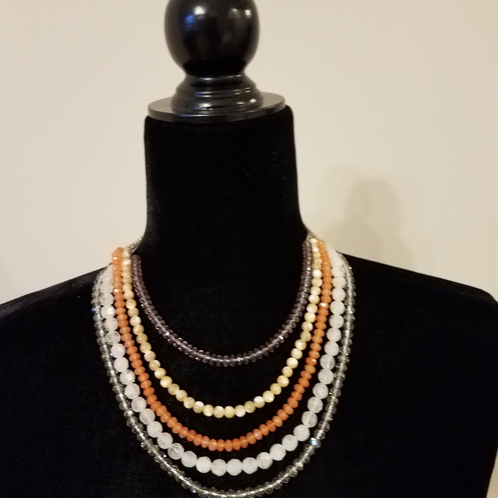 NY & Company Genuine Stone Necklace
